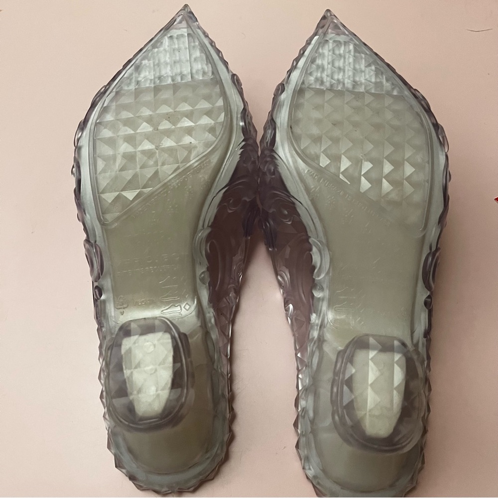 Melissa Court Shoe Y Project Clear Heels Size 7 - Picture 12 of 16